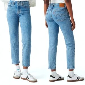 Levi's Wedgie High Waist Straight Leg Button Fly Women's Jeans